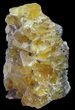 Yellow, Cubic Fluorite Cluster - Cave-in-Rock, Illinois #38993-6